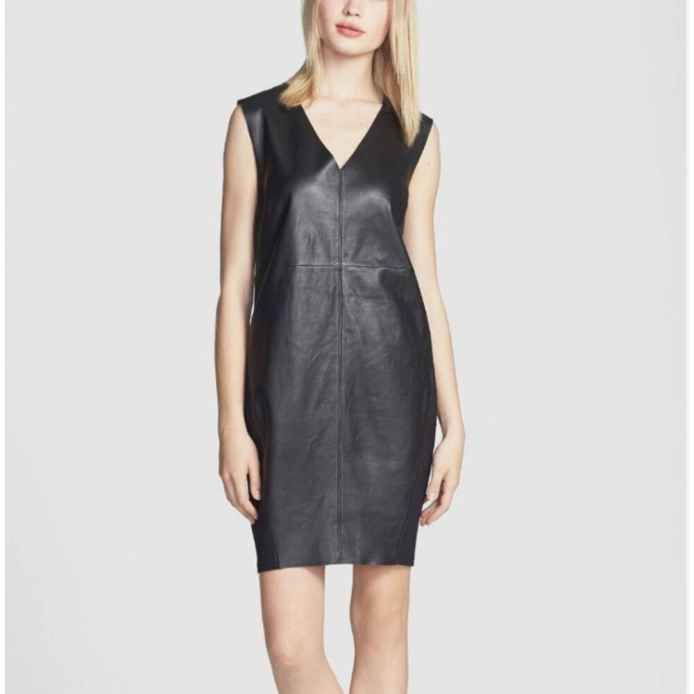 Trouvé Leather Mini Dress XS